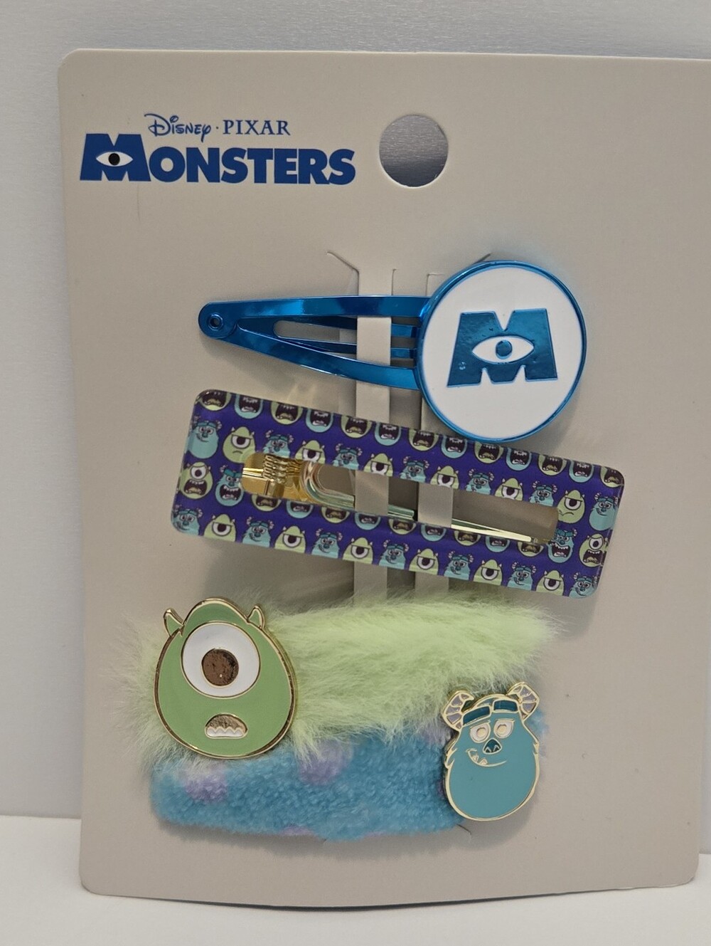 Disney Pixar Monsters, Inc Mike and Sulley Hair Clip Set